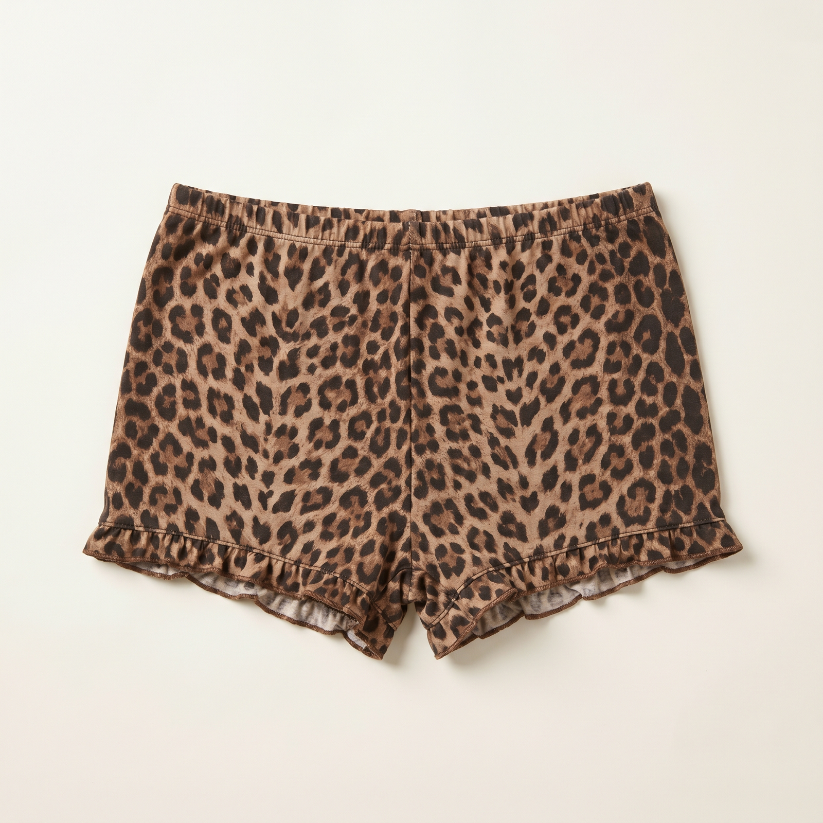 Stolen Shorts — Leopard flat-lay