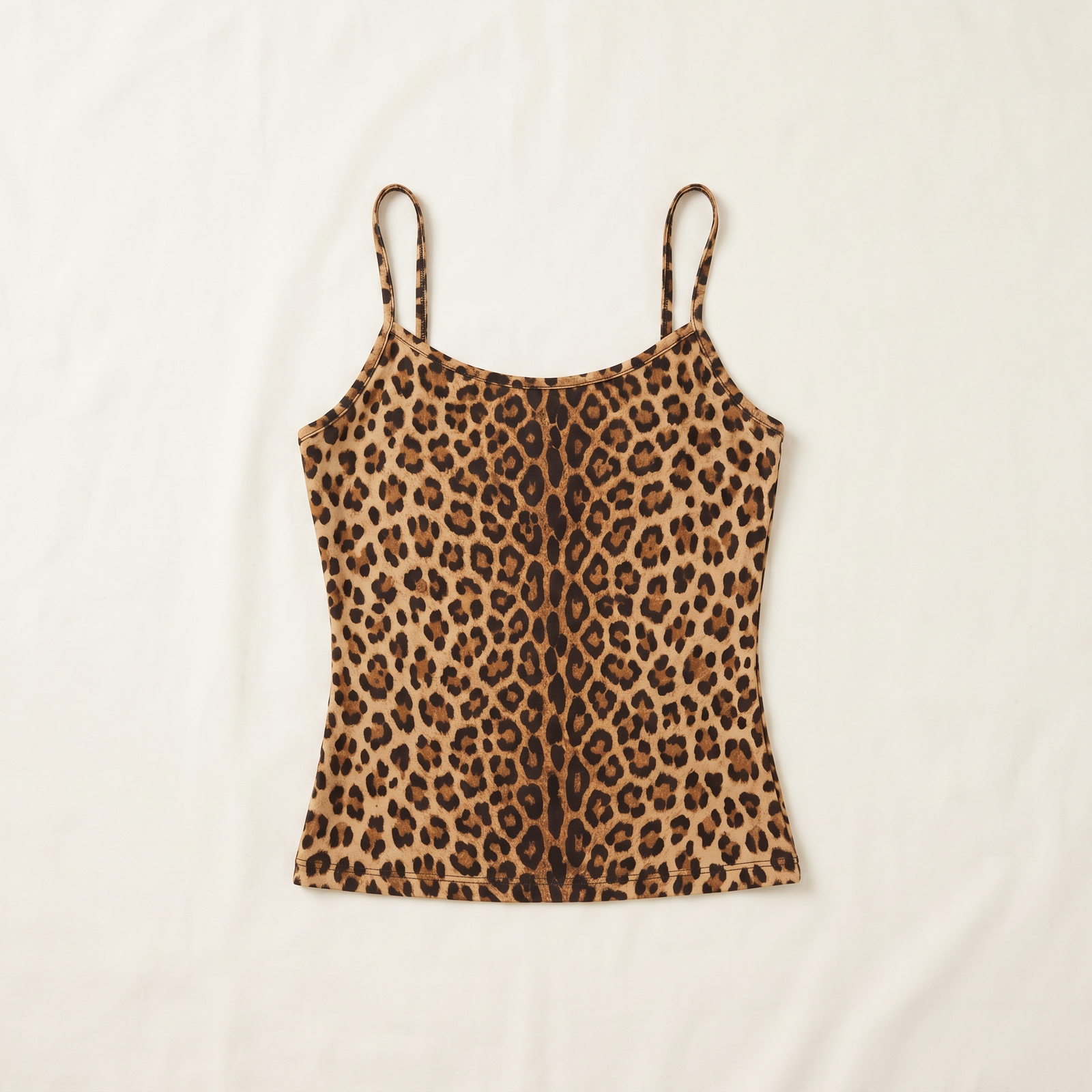 Watching Cami — Leopard flat-lay