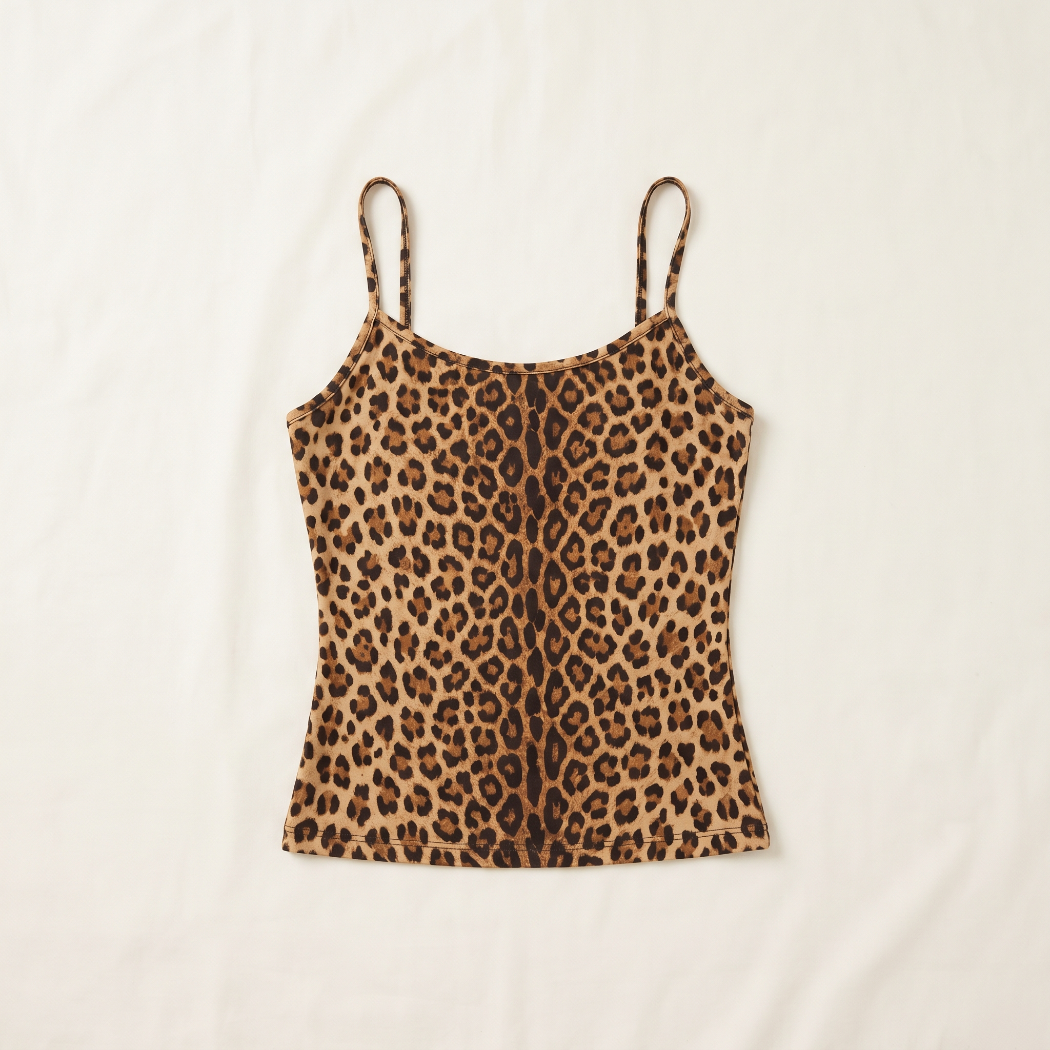 Watching Cami — Leopard flat-lay