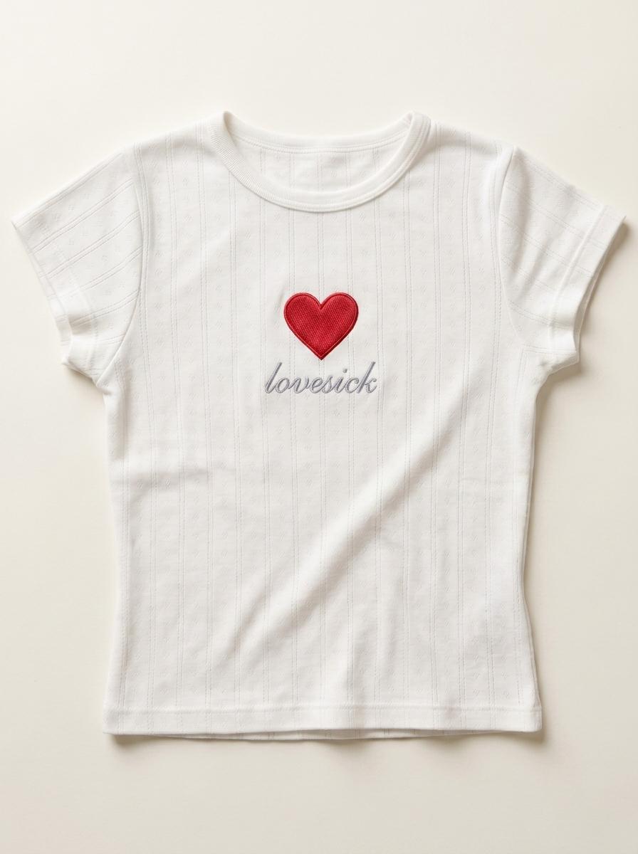 Lovesick Tee flat-lay